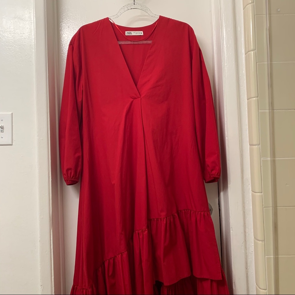Zara red dress - Sold out - Picture 10 of 11